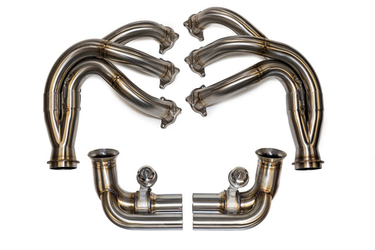 991 GT3/GT3RS Race Exhaust System - Race Headers + Valved Side Bypasses