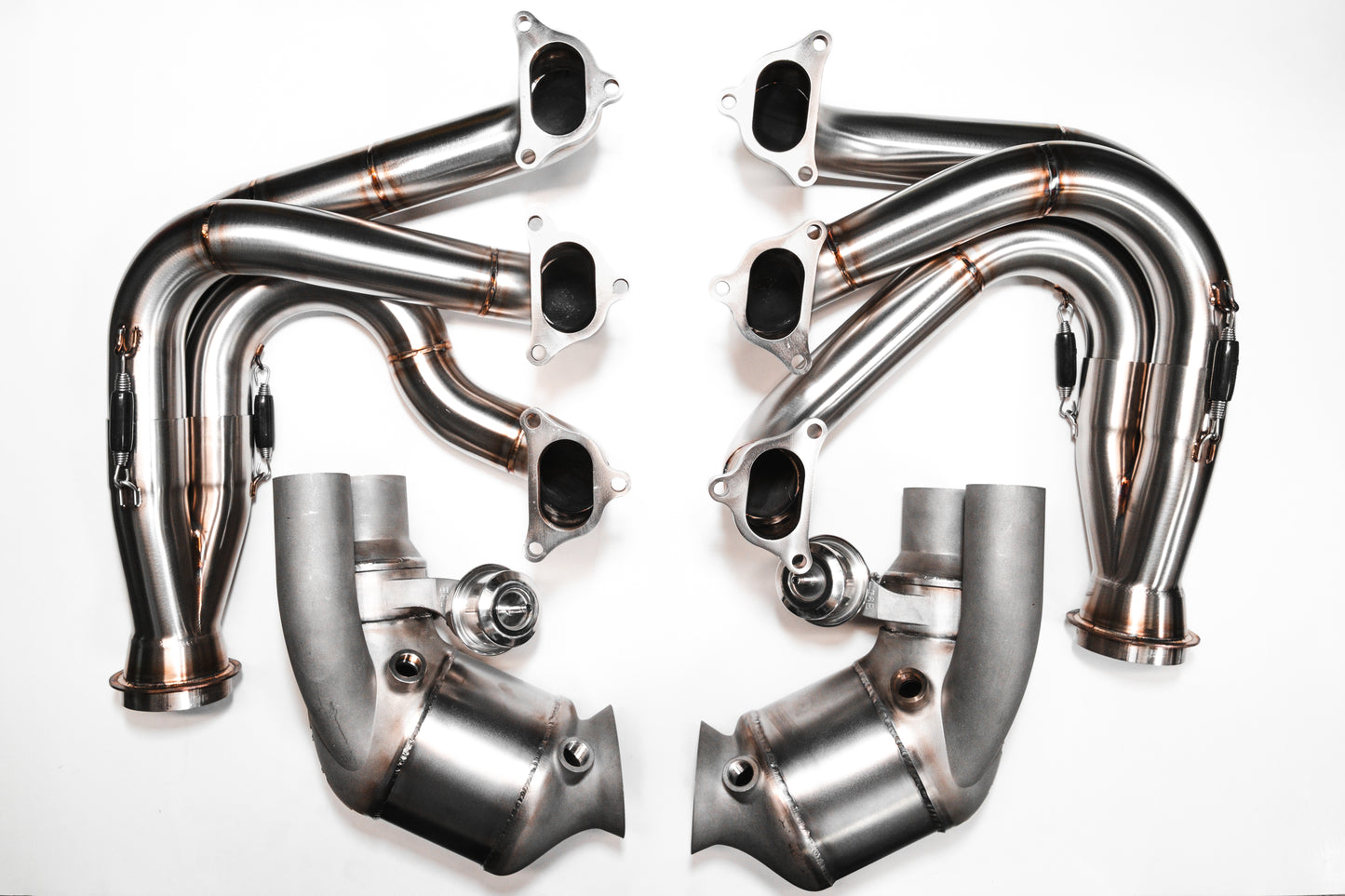 997 GT3/GT3RS Race Exhaust System - Race Headers + Valves + Catalytic Converters