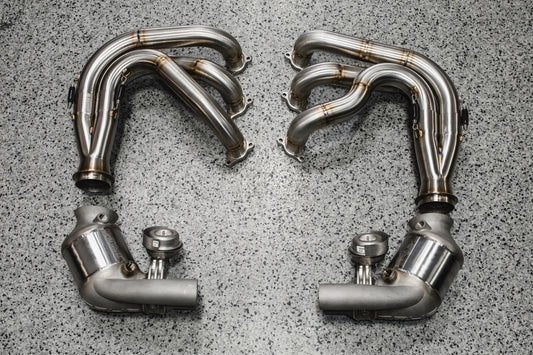 997 GT3/GT3RS Race Exhaust System - Race Headers + Valves + Catalytic Converters