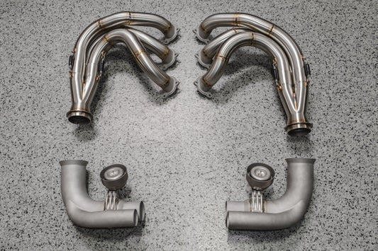 991 GT3/GT3RS Race Exhaust System - Race Headers + Valved Side Bypasses