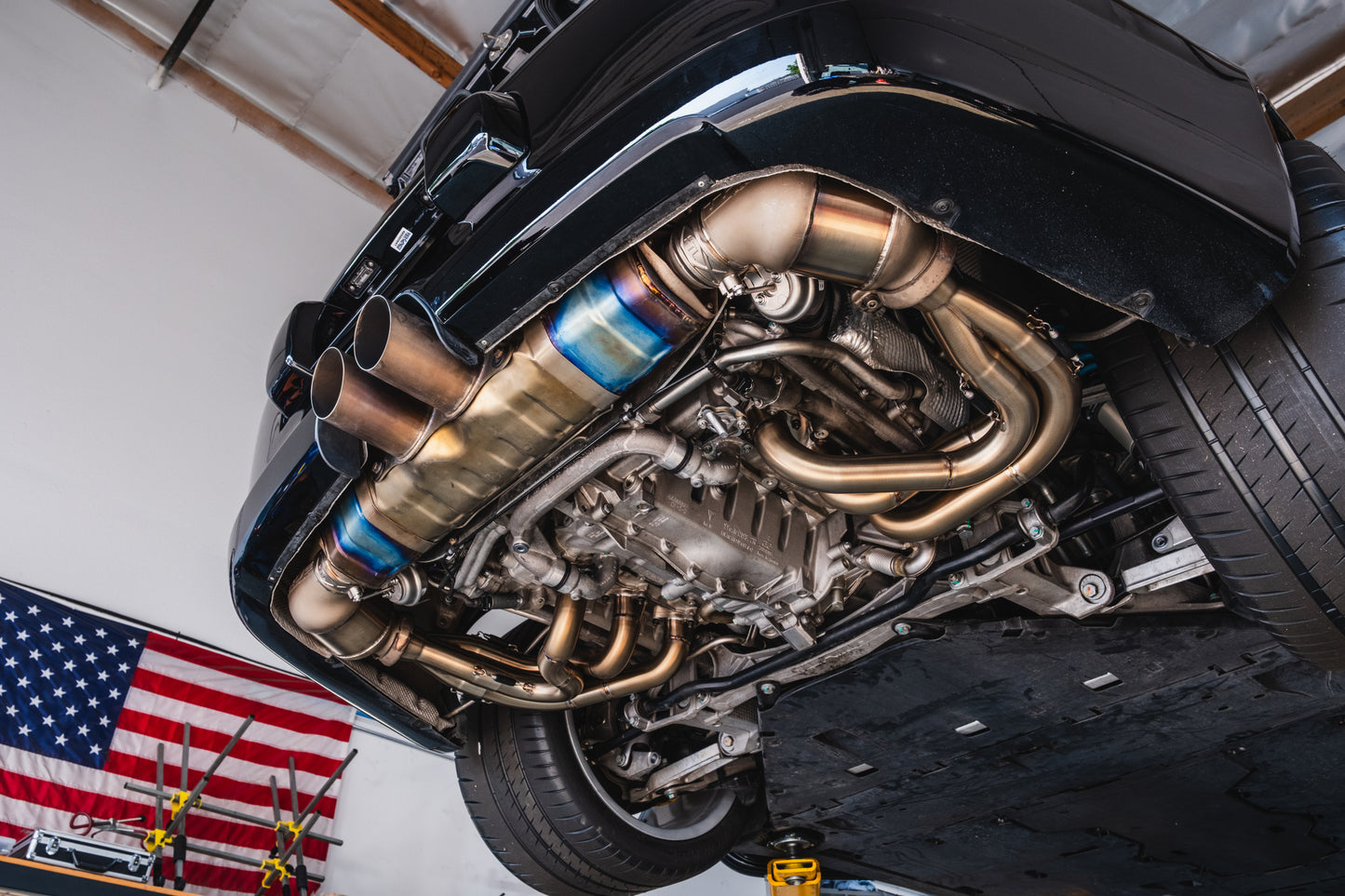 997 GT3/GT3RS Race Exhaust System - Race Headers + Valves + Catalytic Converters