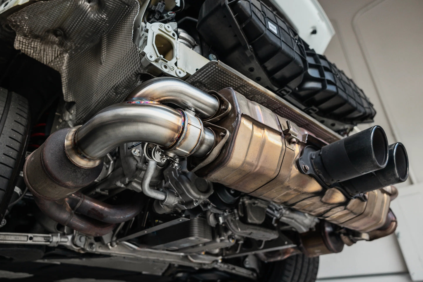 991 GT3/GT3RS Race Exhaust System - Race Headers + Valved Side Bypasses